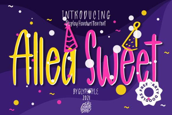 Allea Sweet: A Cute Display Font for Branding