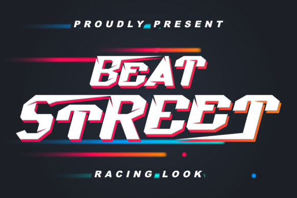 Beat Street: A Racing-Inspired Display Font for Web