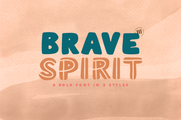 Brave Spirit: A Bold Display Font for Campaigns