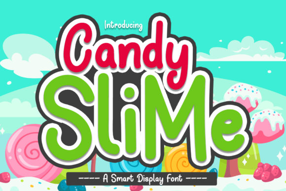 Candy Slime: A Modern Display Font for Bold Editorial Design
