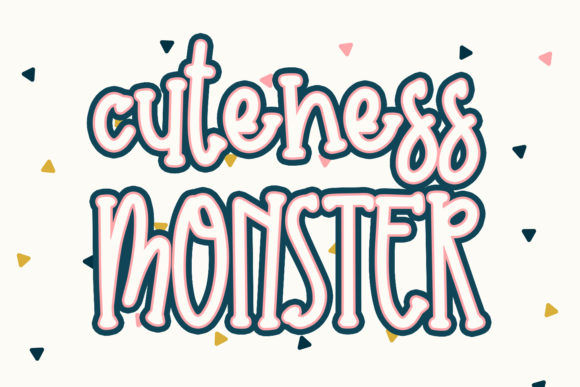 Cuteness Monster: A Quirky Display Font for Campaigns