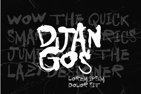 Djangos: A Unique Display Font for Editorial Design