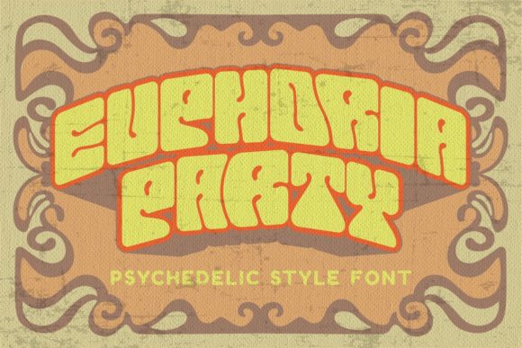 Euphoria Party: A Retro Display Font for Campaigns