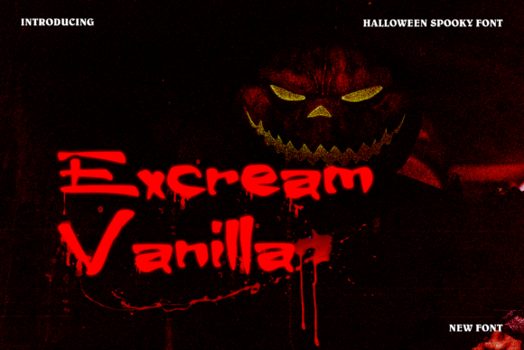 Excream Vanilla: A Horror Display Font Review