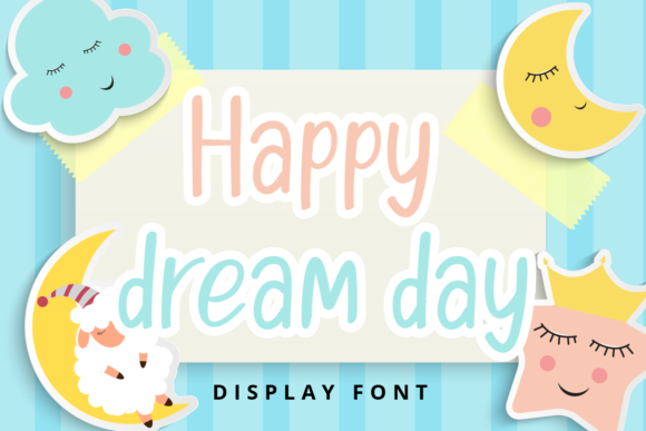 Happy Dream Day: A Tall Display Font for Web Design