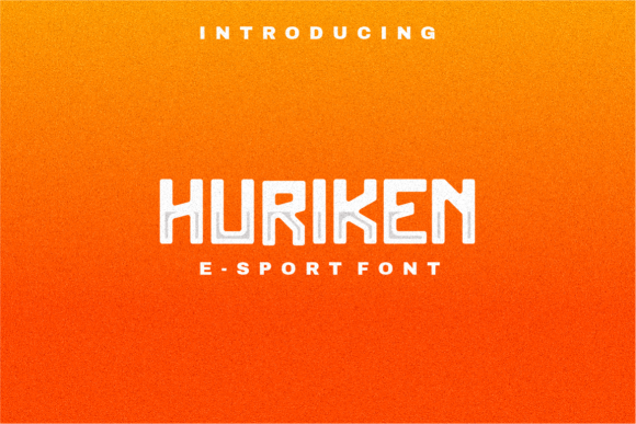Huriken: A Bold Display Font for Modern Web Design