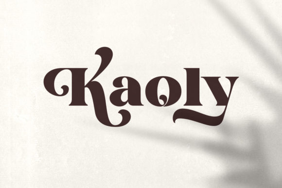 Kaoly: The Elegant Display Font for Modern Marketers