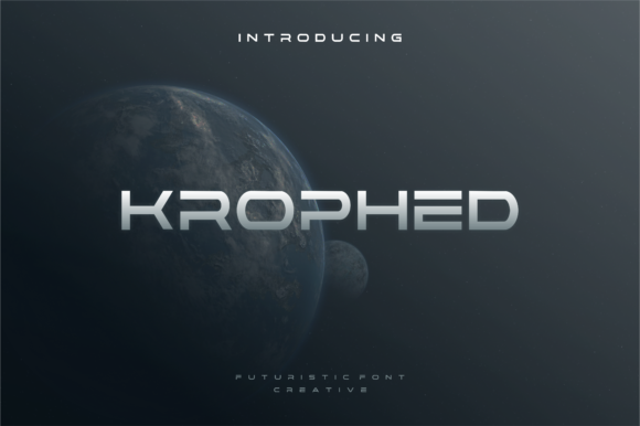 Krophed: A Modern Display Font for Bold Branding