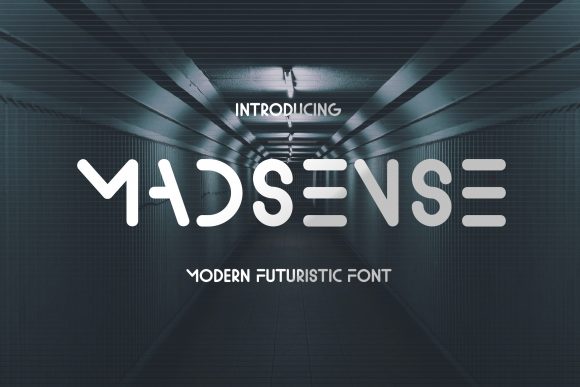 Madsense: A Futuristic Display Font for Editorial Design