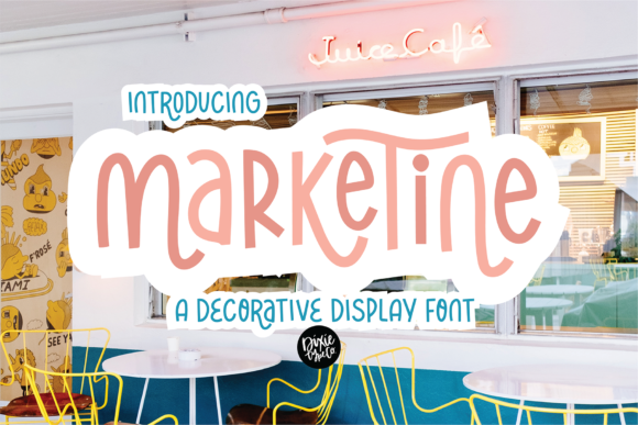Marketine: A Stylish Display Font for Branding