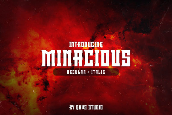 Minacious: The Bold Display Font for Campaigns