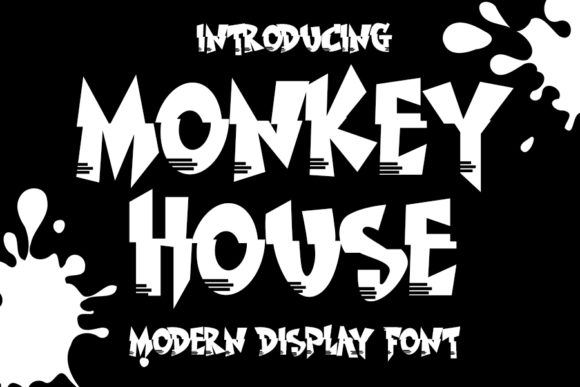 Monkey House: A Unique Display Font for Campaigns
