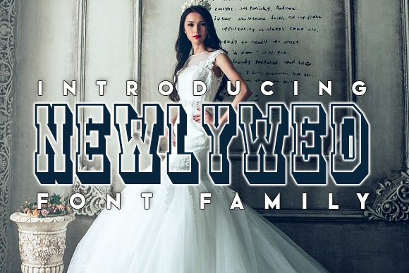 Newlywed: A Bold 3D Display Font for Branding