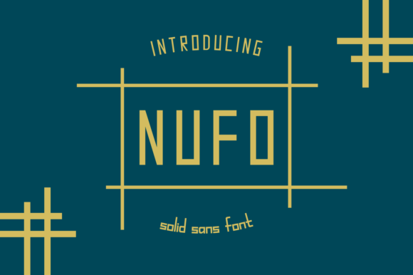 Nufo: A Futuristic Display Font for Bold Editorial Design