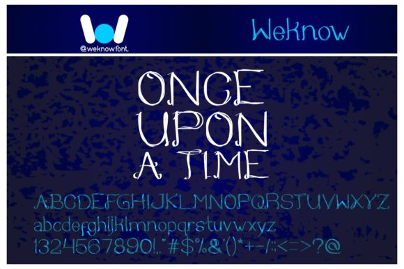 Once Upon a Time: A Fairy Tale Display Font for Campaigns