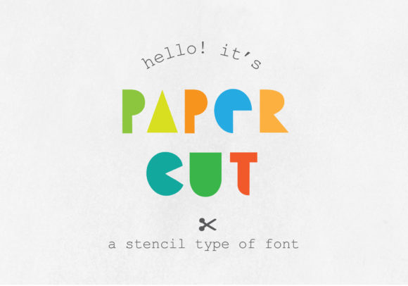 Paper Cut: A Geometric Display Font for Campaigns