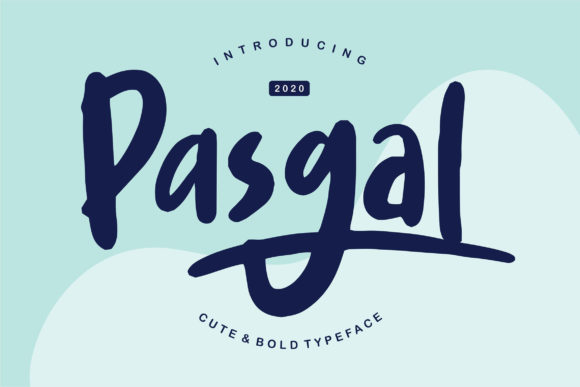 Pasgal: A Trendy Display Font for Modern Editorial Design