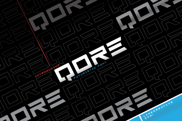Qore: A Bold Display Font for Modern Web Design
