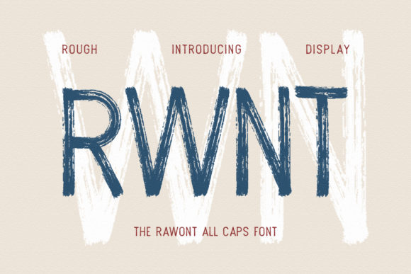 Rawont: A Bold Display Typeface for Marketers