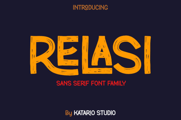 Relasi: A Vintage Display Font for Editorial Design