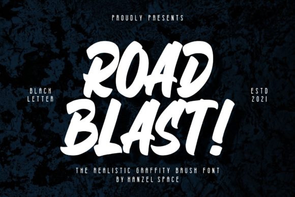 Road Blast: A Vintage Display Font for Modern Web Design