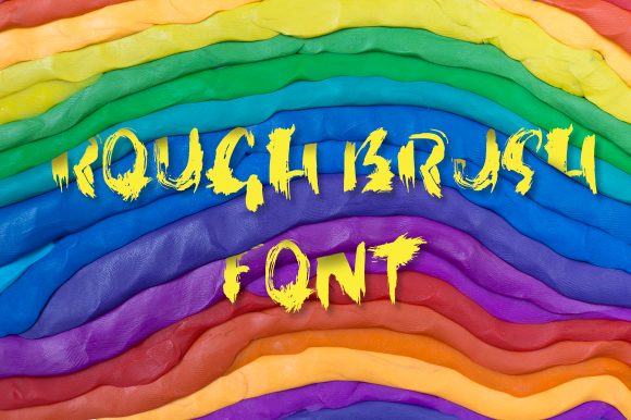 Rough Brush: A Modern Display Font for Editorial Design