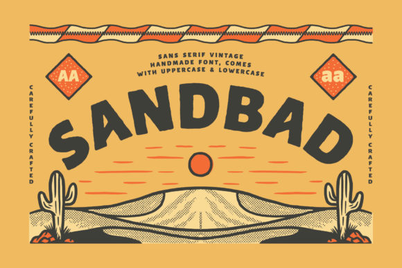 Sandbad: A Bold Display Font for Campaigns