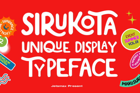 Sirukota: A Quirky Display Font for Editorial Design