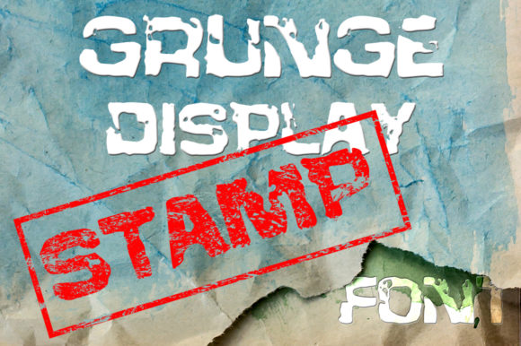 Stamp: A Textured Display Font for Bold Branding