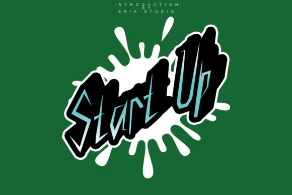 Start Up: A Bold Display Font for Modern Branding