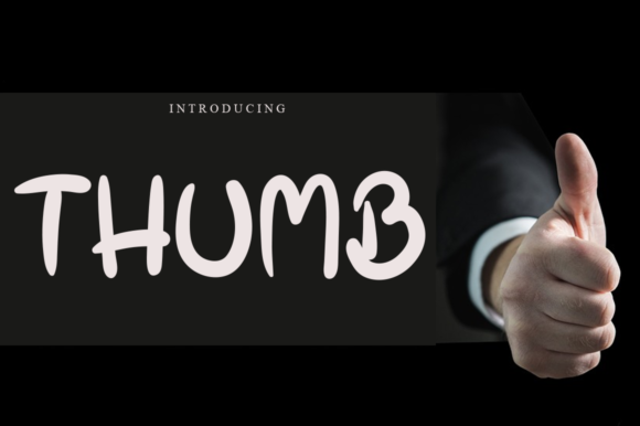Thumb: A Bold Display Font for Campaigns