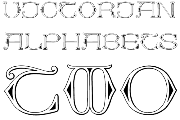 Victorian Alphabets Two: A Vintage Display Font for Branding