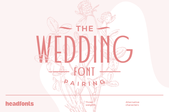 Wedding Pairing: A Bold Display Font for Web Design