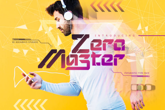 Zero Master: A Modern Display Font for Racing and Tech